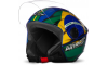CAPACETE ABERTO PRO TORK NEW LIBERTY THREE PATRIOTA AZUL/VERDE