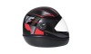 CAPACETE TAURUS FÓRMULA 1 NEON PRETO FOSCO/VERMELHO Nº56/58/60