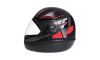 CAPACETE TAURUS FÓRMULA 1 NEON PRETO FOSCO/VERMELHO Nº56/58/60